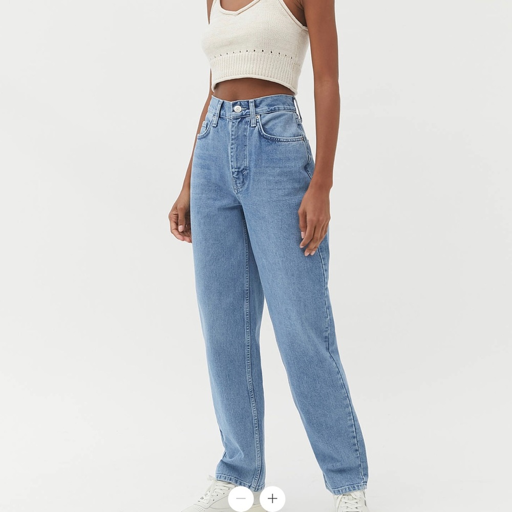 SOLD BDG High-Waisted Baggy Jean Medium Wash Urban